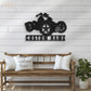 Motorcycle LED Metal Sign - Wix Decor