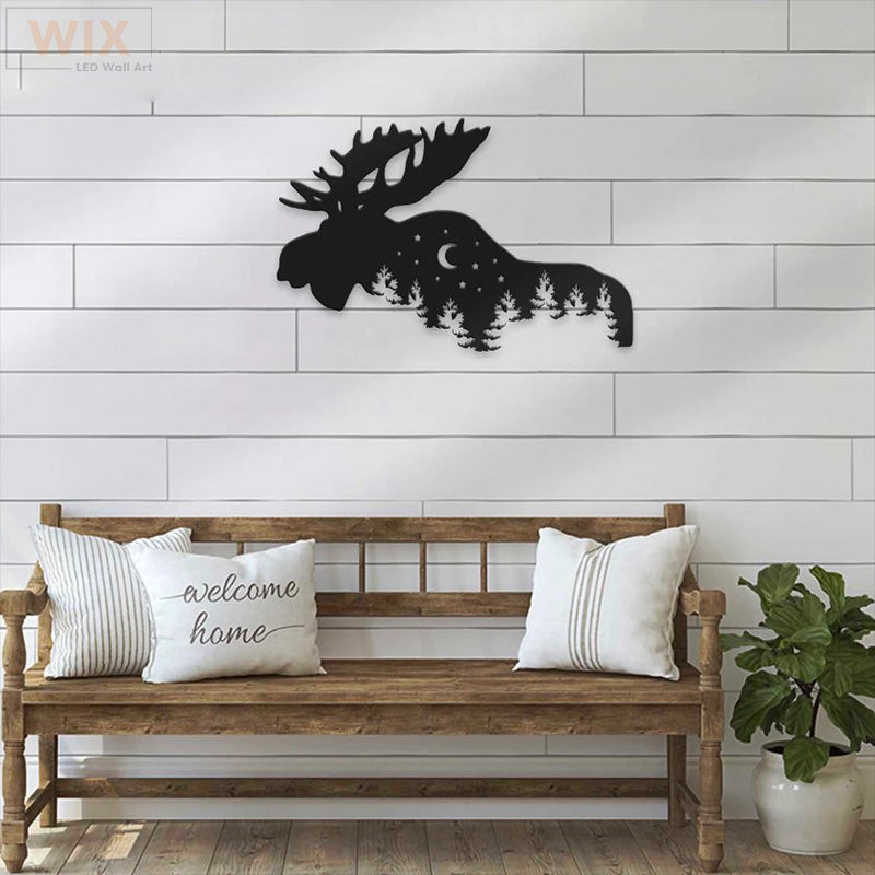 Hunting LED Metal Sign - Wix Decor