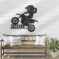 Motorcycle LED Metal Sign - Wix Decor