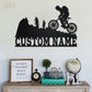Mountain Bike LED Metal Sign - Wix Decor