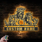 Horse LED Metal Sign 