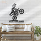 Motorcycle LED Metal Sign - Wix Decor