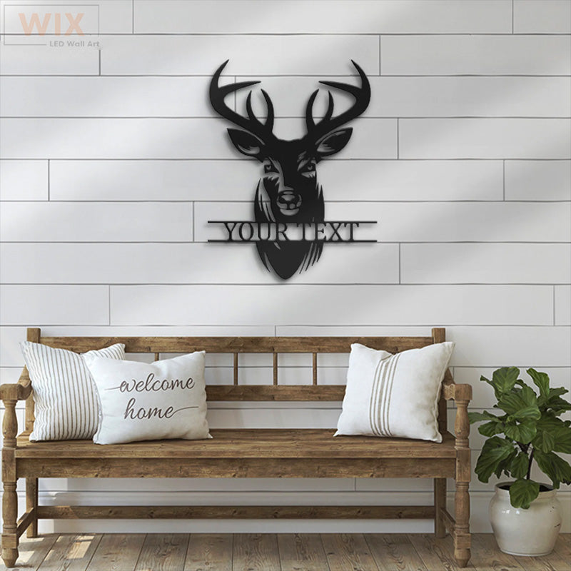 Hunting LED Metal Sign - Wix Decor