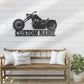 Motorcycle LED Metal Sign - Wix Decor