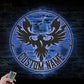 Birds LED Metal Sign 