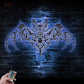 Floral Bat, Metal Wall Signs With RGB Led Light
