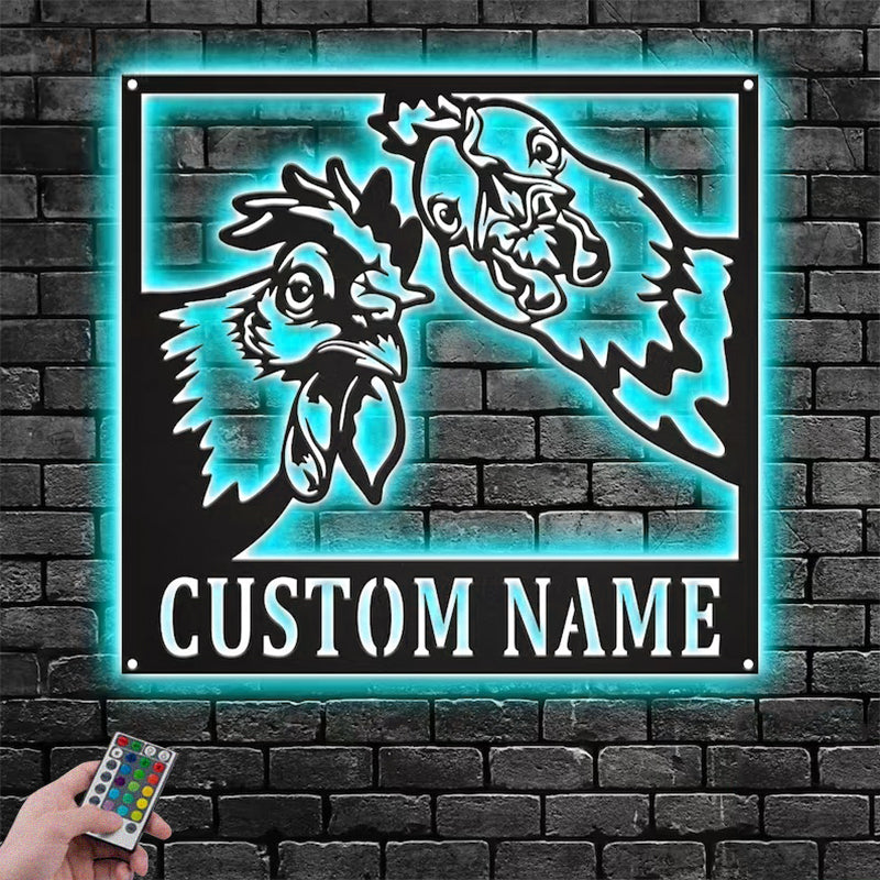 Farm LED Metal Sign - Wix Decor