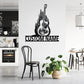 Guitar LED Metal Sign 