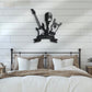 Guitar LED Metal Sign 