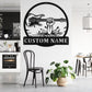 Guitar LED Metal Sign 