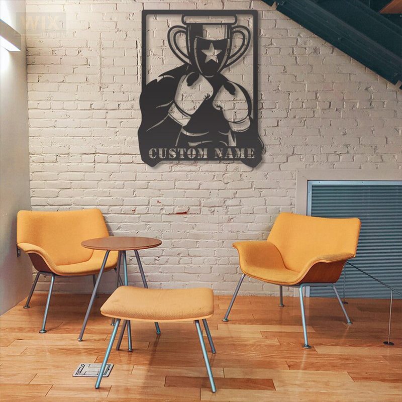 Gym LED Metal Sign - Wix Decor