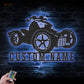 Motorcycle LED Metal Sign - Wix Decor