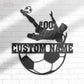 Soccer LED Metal Sign - Wix Decor