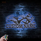 Motorcycle LED Metal Sign - Wix Decor