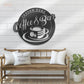 Coffee Shop LED Metal Sign - Wix Decor