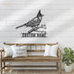 Birds LED Metal Sign 