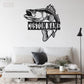 Fishing LED Metal Sign - Wix Decor