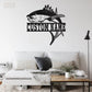 Fishing LED Metal Sign - Wix Decor