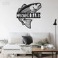 Fishing LED Metal Sign 
