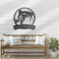 Fishing LED Metal Sign 