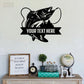 Fishing LED Metal Sign 