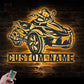Motorcycle LED Metal Sign - Wix Decor