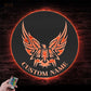 Birds LED Metal Sign 
