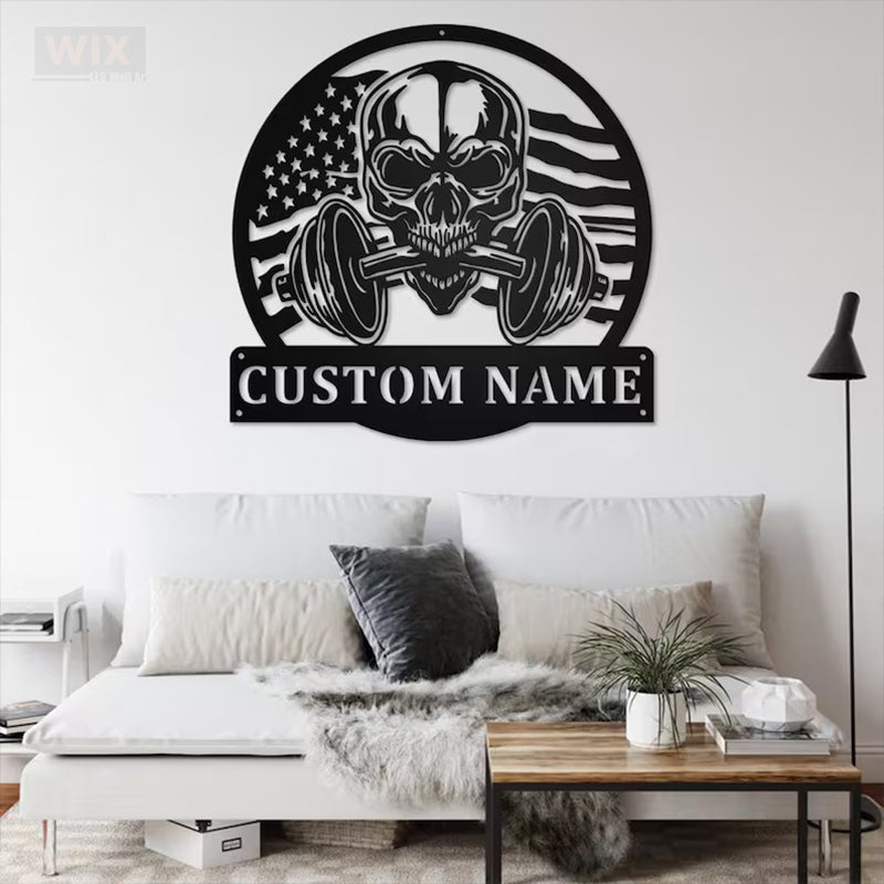 Gym LED Metal Sign - Wix Decor