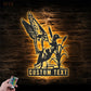 Hunting LED Metal Sign - Wix Decor