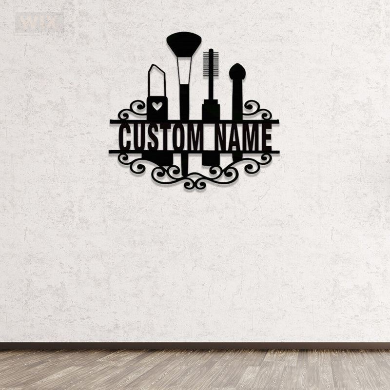 Barber & Salon Led Metal Sign - Wix Decor