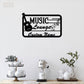 Guitar LED Metal Sign 