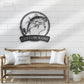 Fishing LED Metal Sign 