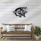 Fishing LED Metal Sign - Wix Decor