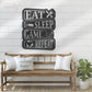 Gamer Zone LED Metal Sign - Wix Decor