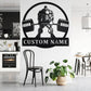 Gym LED Metal Sign 