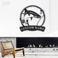 Fishing LED Metal Sign - Wix Decor