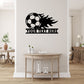 Soccer LED Metal Sign - Wix Decor