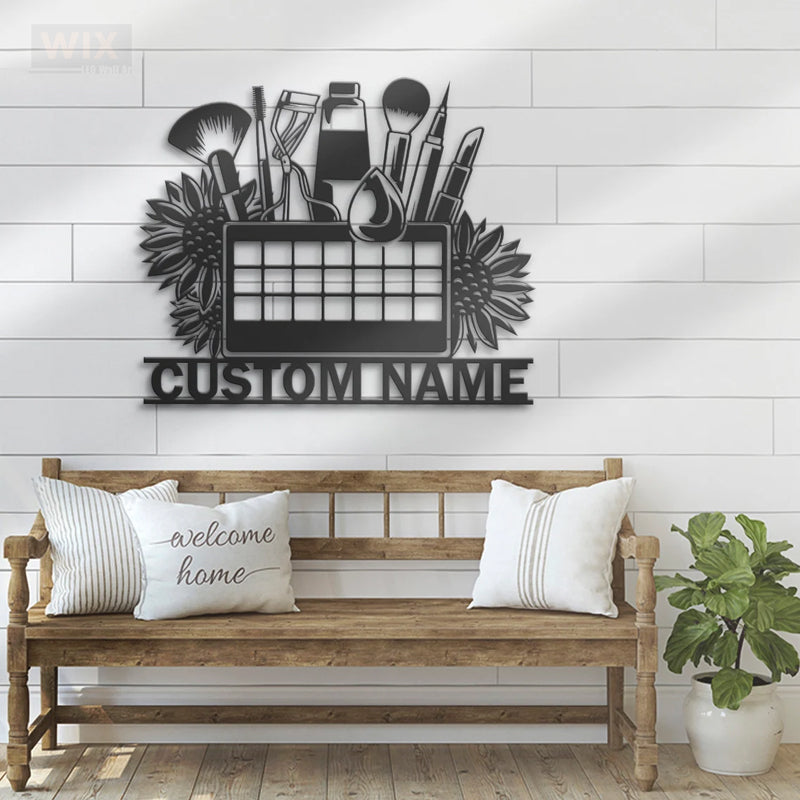 Barber & Salon Led Metal Sign - Wix Decor