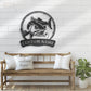 Fishing LED Metal Sign - Wix Decor