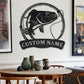 Fishing LED Metal Sign - Wix Decor