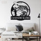 Fishing LED Metal Sign - Wix Decor