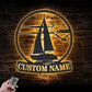 Lake House LED Metal Sign - Wix Decor