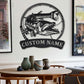 Fishing LED Metal Sign - Wix Decor