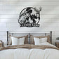 Fishing LED Metal Sign 