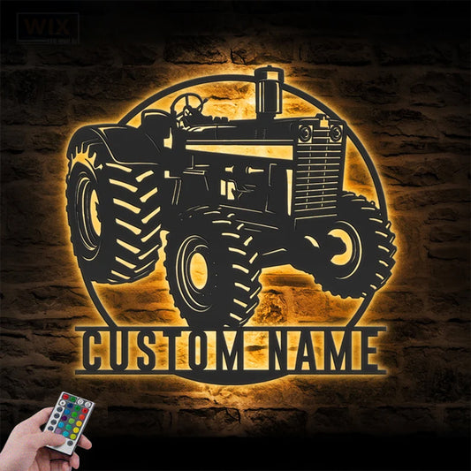 Farm LED Metal Sign - Wix Decor