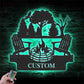Camping & Hiking LED Metal Sign - Wix Decor