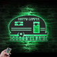 Camping & Hiking LED Metal Sign - Wix Decor