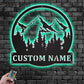 Camping & Hiking LED Metal Sign - Wix Decor