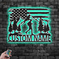 Camping & Hiking LED Metal Sign - Wix Decor