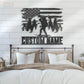 Camping & Hiking LED Metal Sign - Wix Decor